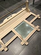 Landelijke houten kapstok met hoedenplank, Huis en Inrichting, Ophalen, Gebruikt, Metaal