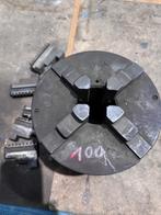 Vierklauwenplaat voor draaibank, Ophalen, Zo goed als nieuw