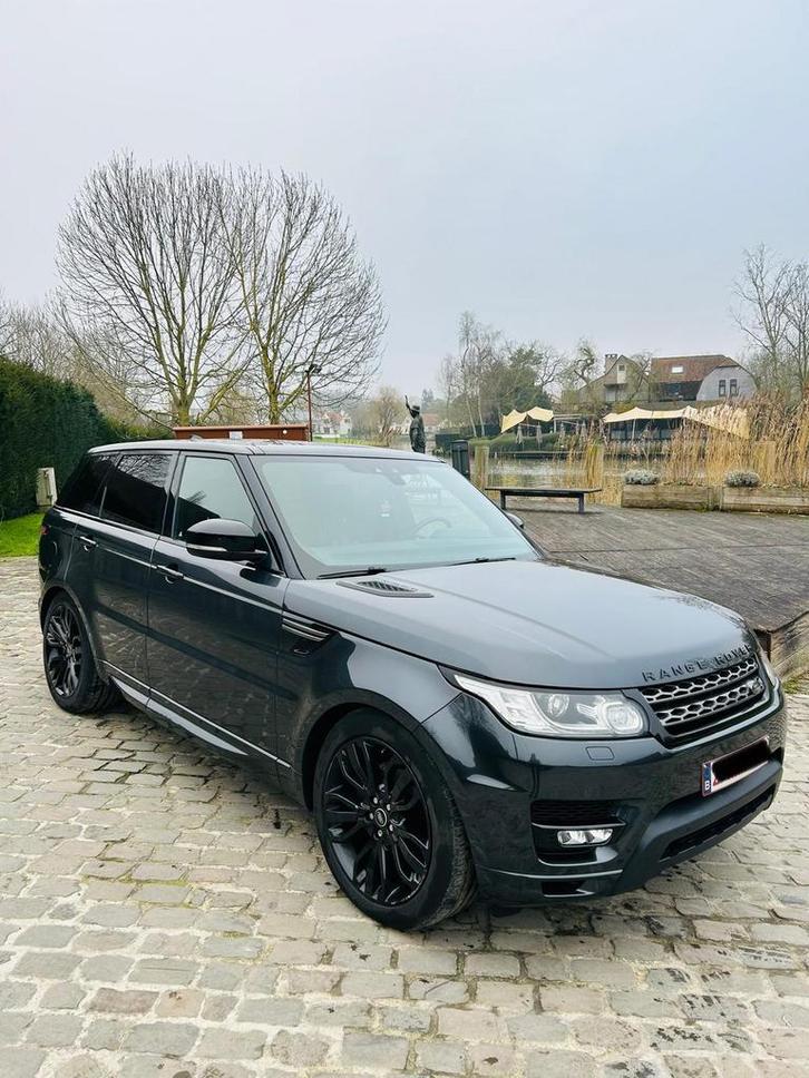 Range rover sport, Auto's, Land Rover, Particulier, Range Rover, Diesel, SUV of Terreinwagen, 5 deurs, Automaat, Zwart, Zwart