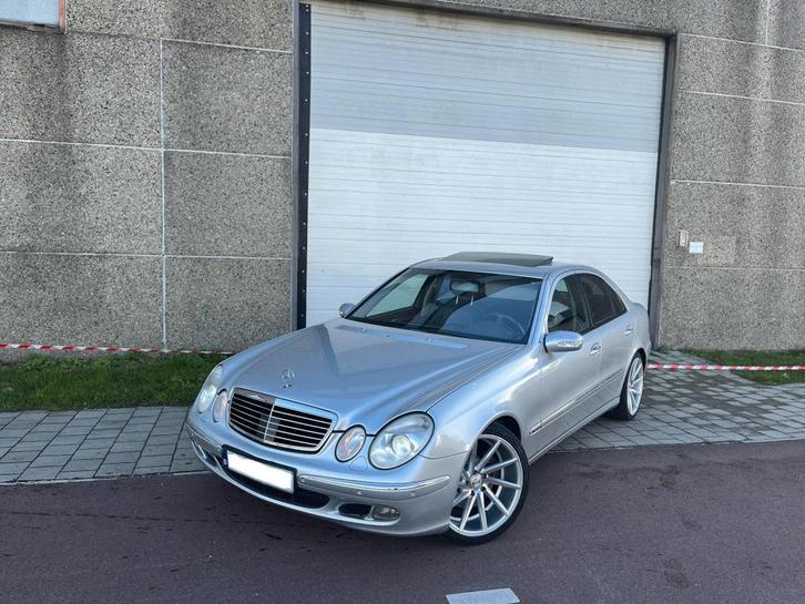 Mercedes - Benz w211 e320 Benzine 4-MATIC Elegance Automaat, Auto's, Mercedes-Benz, Bedrijf, Te koop, E-Klasse, 4x4, ABS, Airbags