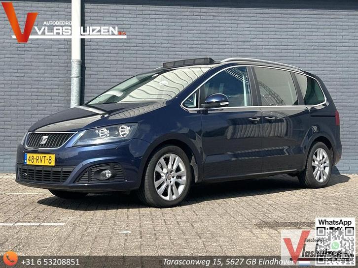 Seat Alhambra 1.4 TSI Style | Pano | Climate | Cruise | Navi, Auto's, Seat, Bedrijf, Alhambra, ABS, Adaptieve lichten, Airbags