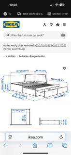 Bedbank ikea twijfelaar, Ophalen, 90 cm, 210 cm, Overige typen