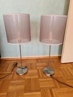 Tafellampen, metaal/grijskleurig, Huis en Inrichting, Lampen | Tafellampen, Ophalen, Metaal, Modern, 50 tot 75 cm