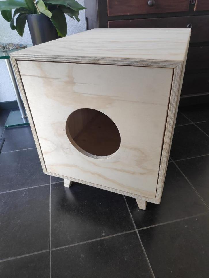 Modern luxe kattenbak ombouw, design maatwerk verzendbaar!, Dieren en Toebehoren, Katten-accessoires, Ophalen of Verzenden