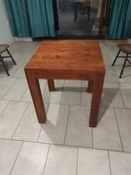 Teakhouten tafel, Huis en Inrichting, Tafels | Eettafels, Ophalen, Gebruikt, 50 tot 100 cm, Tot twee personen