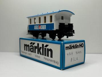 Märklin H0 4107, 90705 voiture de personnes « CGER », Enlèvement ou Envoi, Courant alternatif, Wagon, Comme neuf