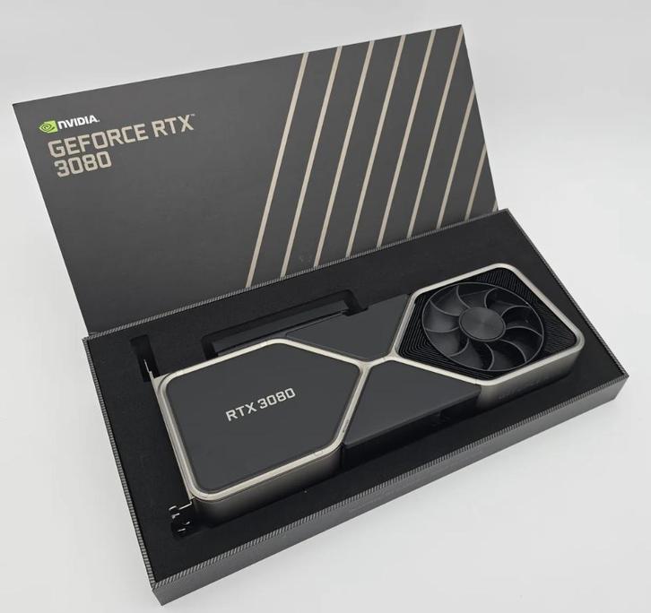 À vendre : NVIDIA GeForce RTX 3080 FE — 10 GB GDDR6X, Informatique & Logiciels, Cartes vidéo, Comme neuf, Nvidia, PCI-Express 4.0