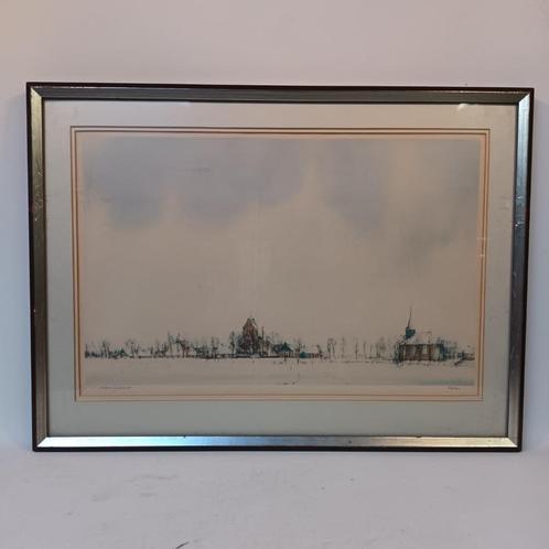 Ciano Siewert (1942) - ingelijste gesigneerde en genum. lith, Antiek en Kunst, Kunst | Litho's en Zeefdrukken, Ophalen of Verzenden