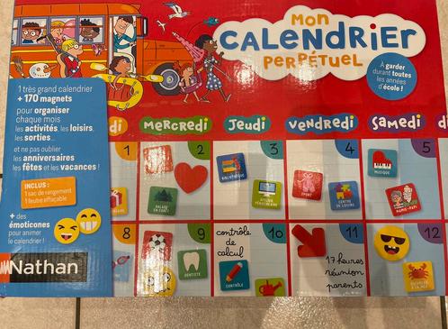 Nathan: magnetische kalender, Kinderen en Baby's, Speelgoed | Educatief en Creatief, Gebruikt, Ontdekken