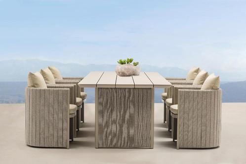 Tuinset tuintafel met 8 stoelen Nieuw, Jardin & Terrasse, Ensembles de jardin, Neuf, Salons de jardin, Autres matériaux, 8 places