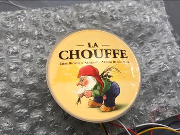 Lentille de robinet à bière La Chouffe avec lumières, Enlèvement ou Envoi, Comme neuf, Autres types