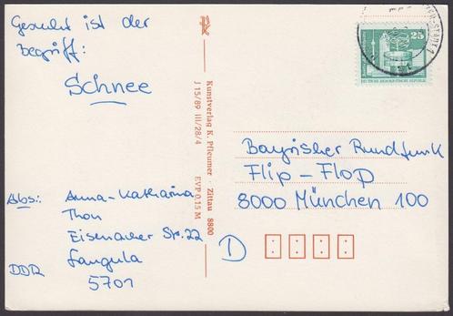 1975 - RDA - Carte postale - Y&T 1705 [Alexanderplatz], Timbres & Monnaies, Timbres | Europe | Allemagne, Affranchi, RDA, Envoi