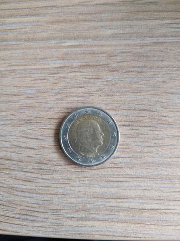 2 euro munt Monaco  beschikbaar voor biedingen
