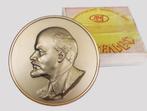 Rare bronzen bas-relief sovjetsouvenir, V. Lenin Bureau 1984, Antiek en Kunst, Ophalen of Verzenden