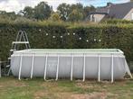 Intex zwembad 4x2  met zandfilterpomp en trapje, Ophalen, Zo goed als nieuw