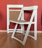 Paire chaises pliables style aldo jacober, Enlèvement, Utilisé