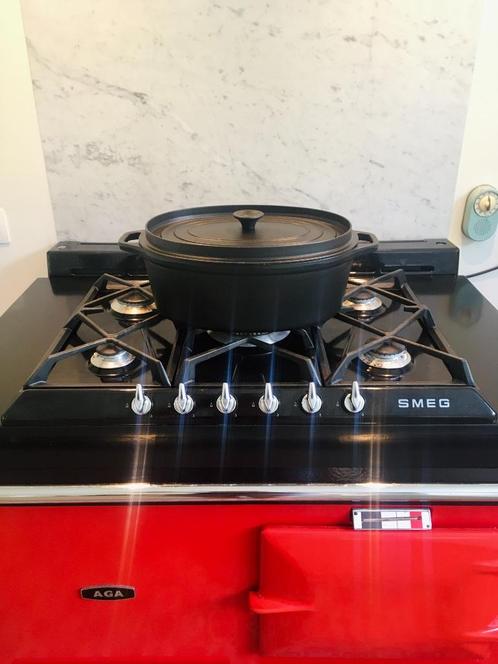 Invicta Gietijzeren Kookpot/Braadpan – Ovaal, 35 cm, Huis en Inrichting, Keuken | Potten en Pannen, Gietijzer, Ophalen of Verzenden