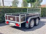 nieuwe ongeremde dubbelas 258x128 met coc en factuur, Auto diversen, Aanhangers en Bagagewagens, Ophalen, Nieuw