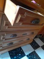 Eiken kast met 5 lades, Ophalen, Rustiek, Eikenhout, 50 tot 100 cm