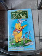 VHS" Le grand voyage de Winnie l'ourson", CD & DVD, Enlèvement ou Envoi, Dessin animé, Tous les âges, Comme neuf