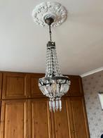 Kristallen hanglamp / Luchter ., Ophalen, Gebruikt, Glas, Antiek/ rustiek