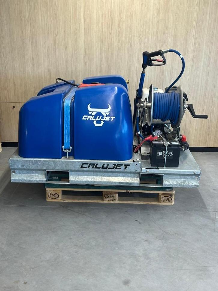 Mobiele hogedrukreiniger CALUJET met watertank 200bar, Tuin en Terras, Hogedrukreinigers, Nieuw, Benzine, Met regelbare waterdruk