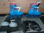 Inlineskates maat 29/30 met bescherming, Kinderen en Baby's, Ophalen of Verzenden, Gebruikt