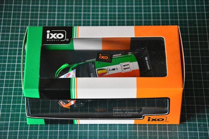 Hyundai i20 WRC „Thierry Neuville” Kroatië 1/43, Hobby en Vrije tijd, Modelauto's | 1:43, Nieuw, Auto, Ophalen of Verzenden