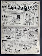 "Ons Volkske" - original cover - Willy Vandersteen, Boeken, Stripverhalen, Ophalen of Verzenden, Willy vandersteen
