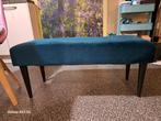 Mooie bank voor aan tafel- blauwgroen lengte: 1m breedte: 41, Huis en Inrichting, Ophalen