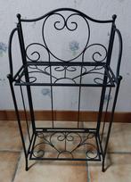 Etagère noire 2 niveaux, Enlèvement, Comme neuf