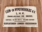 Zeldzaam oud emaille bord. 40cm x 25cm jaren 1940-1950, Antiek en Kunst, Ophalen of Verzenden