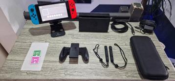 Nintendo switch-console + hoesje en garantie+game (compleet) beschikbaar voor biedingen