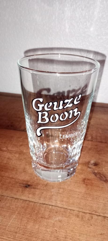 Brasserie bierglas Gueuze Boon, licht geëmailleerd, Verzamelen, Biermerken, Nieuw, Glas of Glazen, Overige merken, Ophalen of Verzenden
