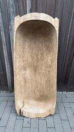 Mooie grote houten trog, Ophalen, Zo goed als nieuw, Schaal