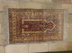 Zijden Turks gebedsmatje - 90x56cm met échtheidscertificaat, Huis en Inrichting, Stoffering | Tapijten en Vloerkleden, 50 tot 100 cm