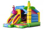 Te koop Springkussen Slide Combo Flamingo, Hobby en Vrije tijd, Ophalen, Nieuw