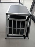 Autobench/box de transport chien M Juskys Alu comme neuf, Enlèvement, Comme neuf