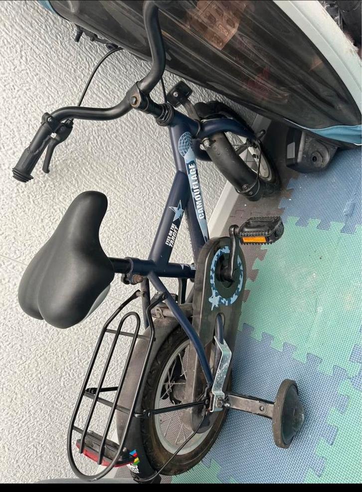 Vélo pour enfants14/16pouces avec roues d'entraînement — 40€, Vélos & Vélomoteurs, Vélos | Vélos pliables, Utilisé, Enlèvement