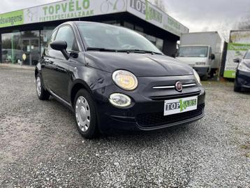 Fiat 500 1.0i MHEV BENZINE (bj 2021), Auto's, 4 zetels, Euro 6, Zwart, Grijs