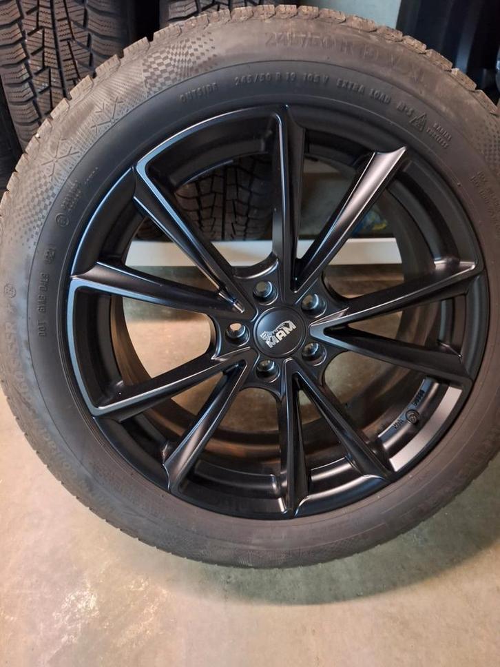 245 50 19 bmw x3/ 225 45 18 megane rs winterset/banden, Auto-onderdelen, Banden en Velgen, Band(en), Ophalen