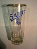 SAFIR Nr2 25 cl Gestreepte en gouden rand, Ophalen of Verzenden, Zo goed als nieuw, Glas of Glazen