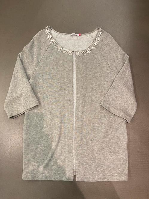 Dexters gilet Zilver grijs Maat S/M - zeer goed., Kleding | Dames, Truien en Vesten, Zo goed als nieuw, Maat 36 (S), Grijs, Ophalen