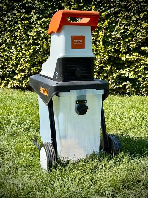 STIHL GHE 140 L elektrische takversnipperaar, Tuin en Terras, Hakselaars, Zo goed als nieuw, Elektrisch, Met opvangzak, Ophalen