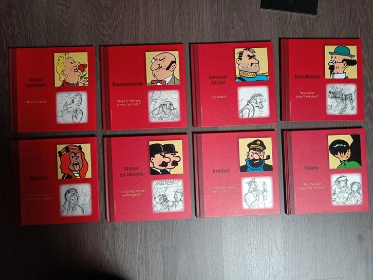 Kuifje éditions moulinsart 8 stuks hardcover, Boeken, Strips | Comics, Zo goed als nieuw, Meerdere comics, Europa, Ophalen of Verzenden