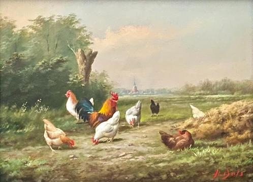 Schilderij Hilaire Bals, Antiek en Kunst, Kunst | Schilderijen | Klassiek, Ophalen