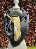 Grand foulard 4 carrés noir et beige., Enlèvement ou Envoi, Neuf