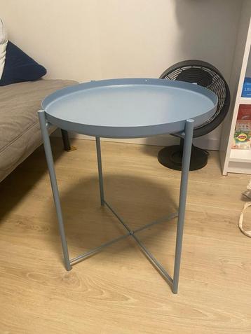 Salontafel met dienblad, Huis en Inrichting, Tafels | Salontafels, Ophalen, Minder dan 50 cm, 50 tot 75 cm, Rond
