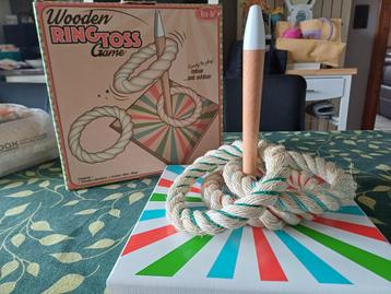 Houten ring toss game / ringwerpen  beschikbaar voor biedingen