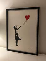 BANKSY: lithografie met de hand ingelijst en genummerd, Antiek en Kunst, Kunst | Litho's en Zeefdrukken, Ophalen of Verzenden